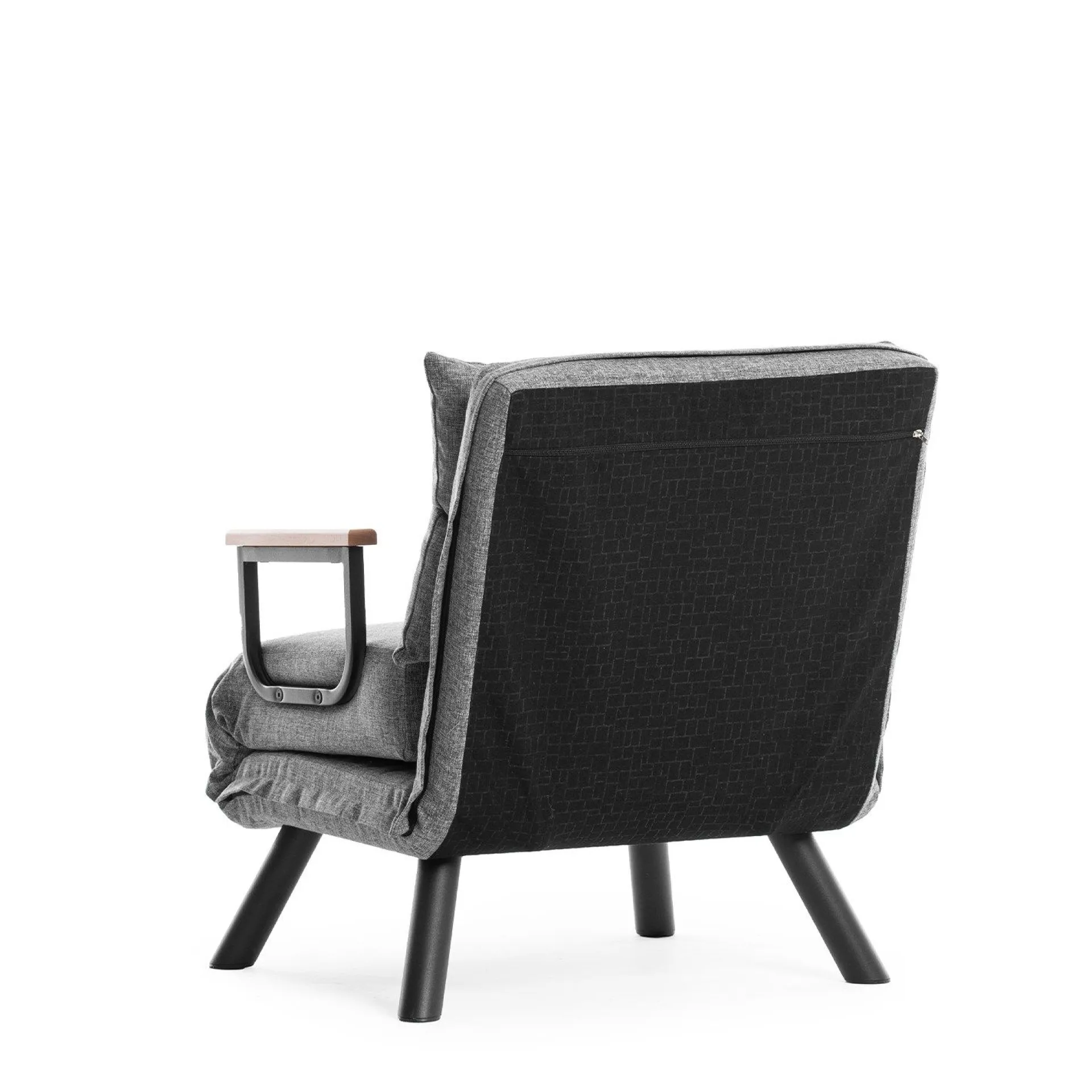 Emob Sando 1-Sitzer-Schlafsofa | Metallrahmen | Hell