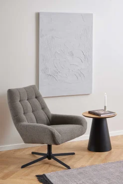 Emob Sarina Couchtisch Ø45cm - Eiche furniert
