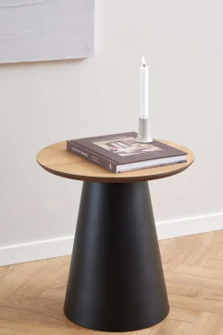 Emob Sarina Couchtisch Ø45cm - Eiche furniert