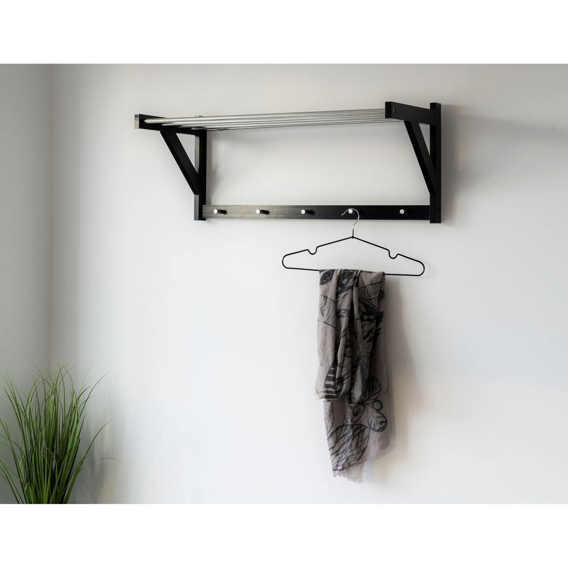 House Nordic Satz mit 10 Kleiderbügeln Quincy | Metall