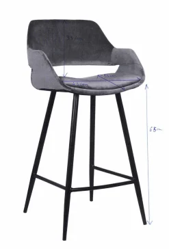 Rousseau Satz von 2 Barhockern Erika 65cm -