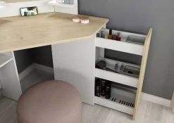 Kinder Trasman Schicker Schminktisch - Eiche/Weiß