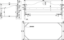 Schlafsofa Amori 90x200cm mit Bettkasten - weiß
