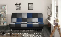 Emob Schlafsofa Massimo | 90 x 190 cm | Blau