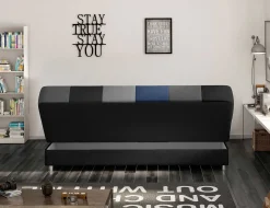Emob Schlafsofa Massimo | 90 x 190 cm | Blau
