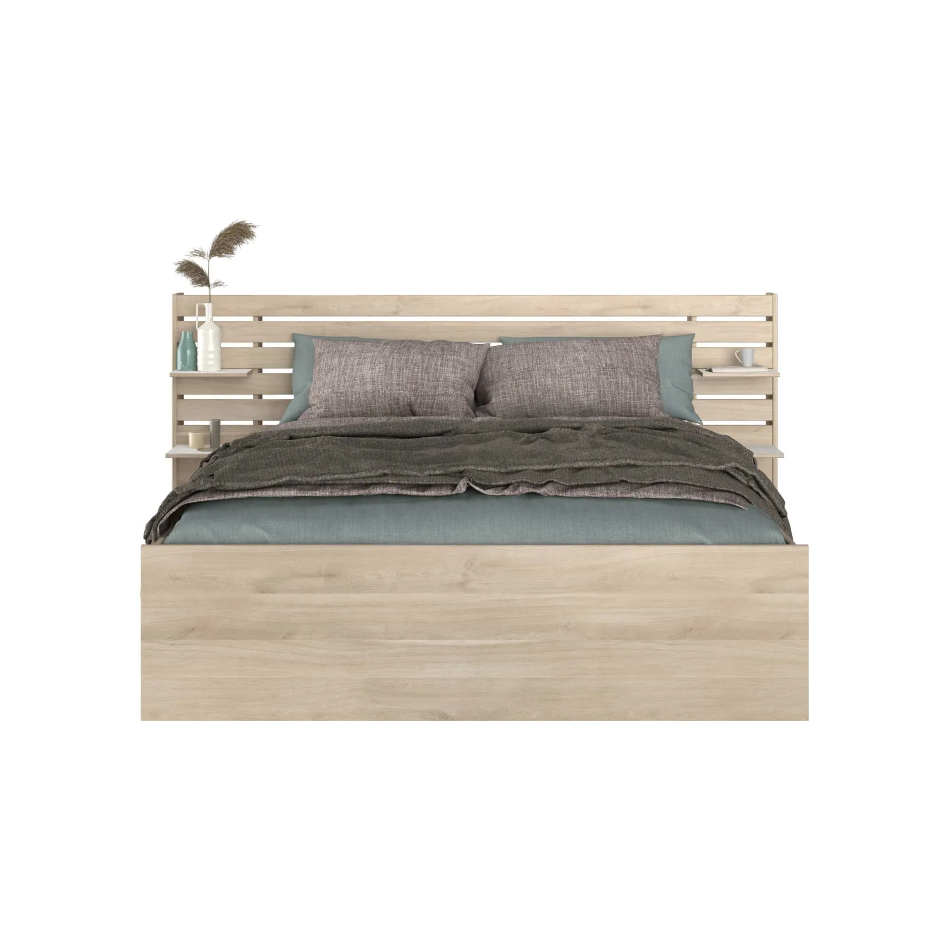 Schlafzimmerset Escale | Doppelbett, Bettschubladenset