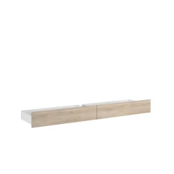 Schlafzimmerset Escale | Einzelbett, Nachttischschubladen-Set