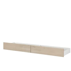 Schlafzimmerset Escale | Einzelbett, Nachttischschubladen-Set