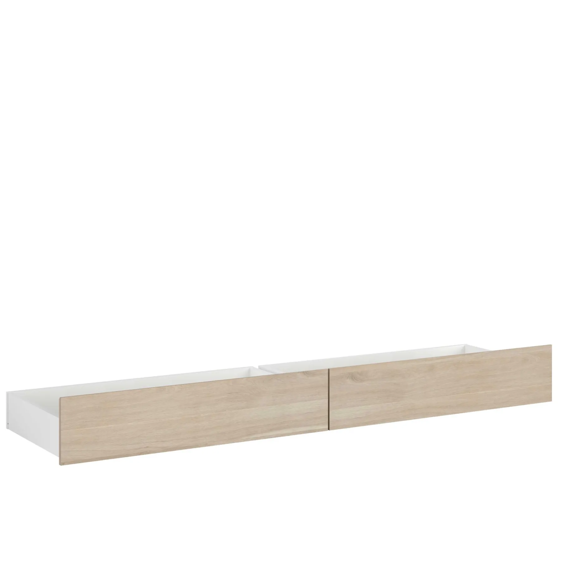 Schlafzimmerset Escale | Französisches Bett, Nachttischschubladen-Set