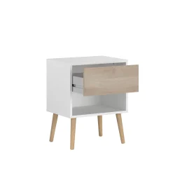 Gautier - Gami Schlafzimmerset Hardy | Doppelbett, Nachttisch | Eiche Design