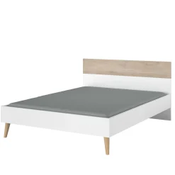Gautier - Gami Schlafzimmerset Hardy | Doppelbett, Nachttisch | Eiche Design