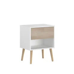 Gautier - Gami Schlafzimmerset Hardy | Doppelbett, Nachttisch | Eiche Design