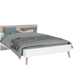 Gautier - Gami Schlafzimmerset Hardy | Doppelbett, Nachttisch | Eiche Design