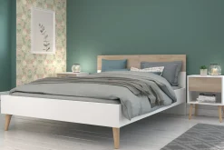Gautier - Gami Schlafzimmerset Hardy | Doppelbett, Nachttisch | Eiche Design