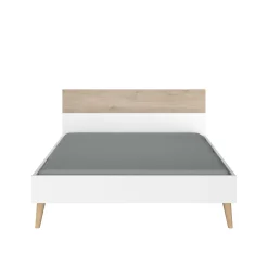 Gautier - Gami Schlafzimmerset Hardy | Doppelbett, Nachttisch | Eiche Design