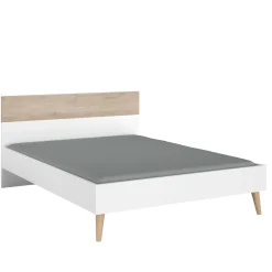 Gautier - Gami Schlafzimmerset Hardy | Doppelbett, Nachttisch | Eiche Design