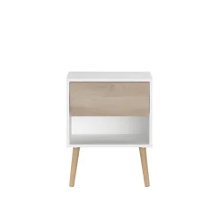 Parisot Schlafzimmerset Hardy | Doppelbett, Nachttisch | Eiche Design