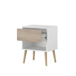 Parisot Schlafzimmerset Hardy | Doppelbett, Nachttisch | Eiche Design