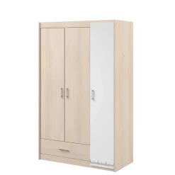 Parisot Schlafzimmer-Set Most | Doppelbett mit Stauraum, Kleiderschrank