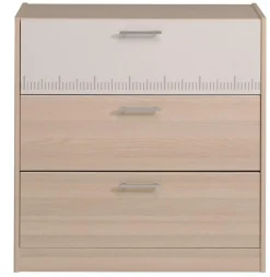 Parisot Schlafzimmer-Set Most | Doppelbett mit Stauraum, Schreibtisch, Kommode
