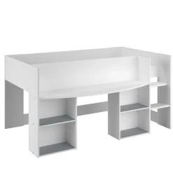 Kinder Parisot Schlafzimmerset Rue | Halbhohes Bett und Kleiderschrank
