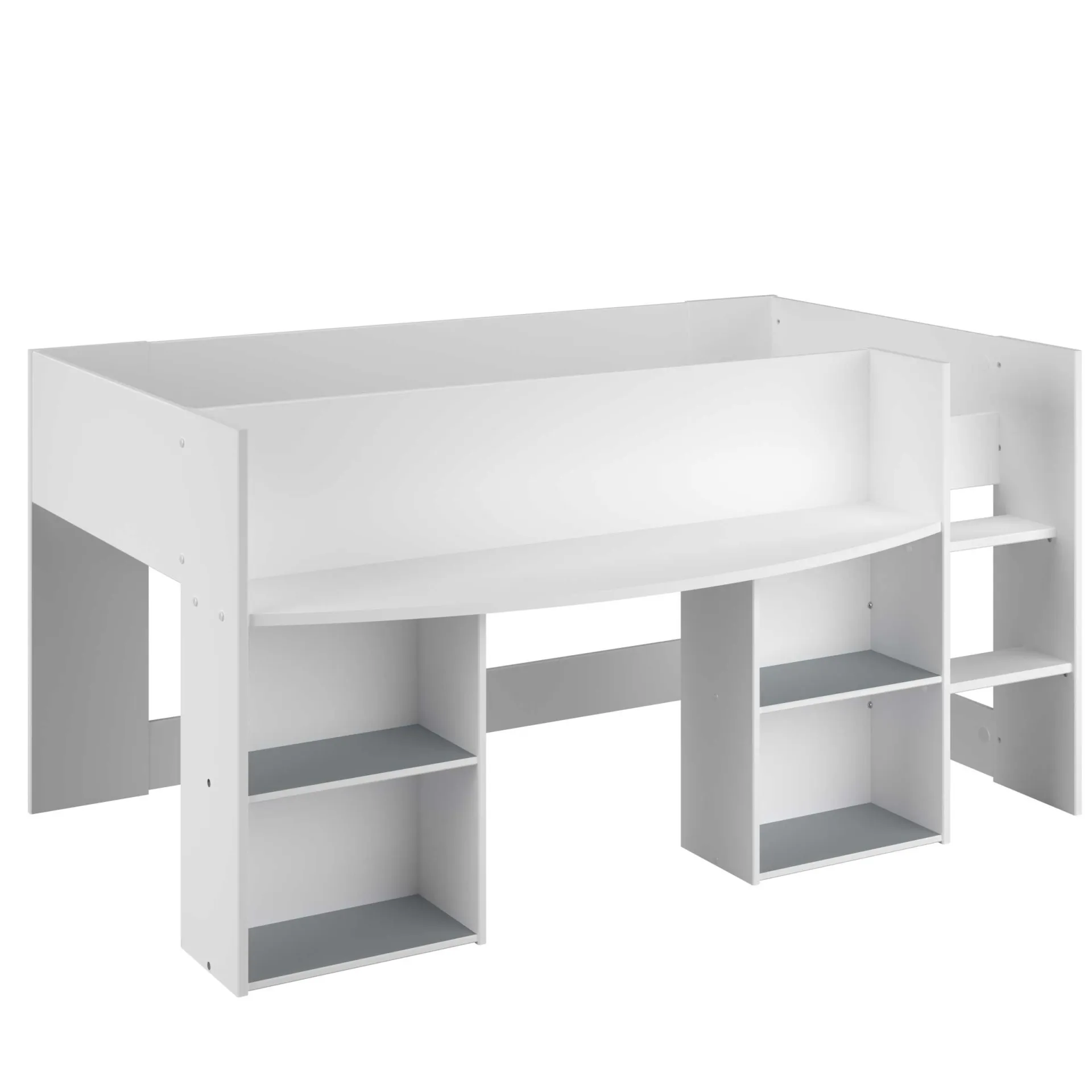 Kinder Parisot Schlafzimmerset Rue | Halbhohes Bett und Kleiderschrank