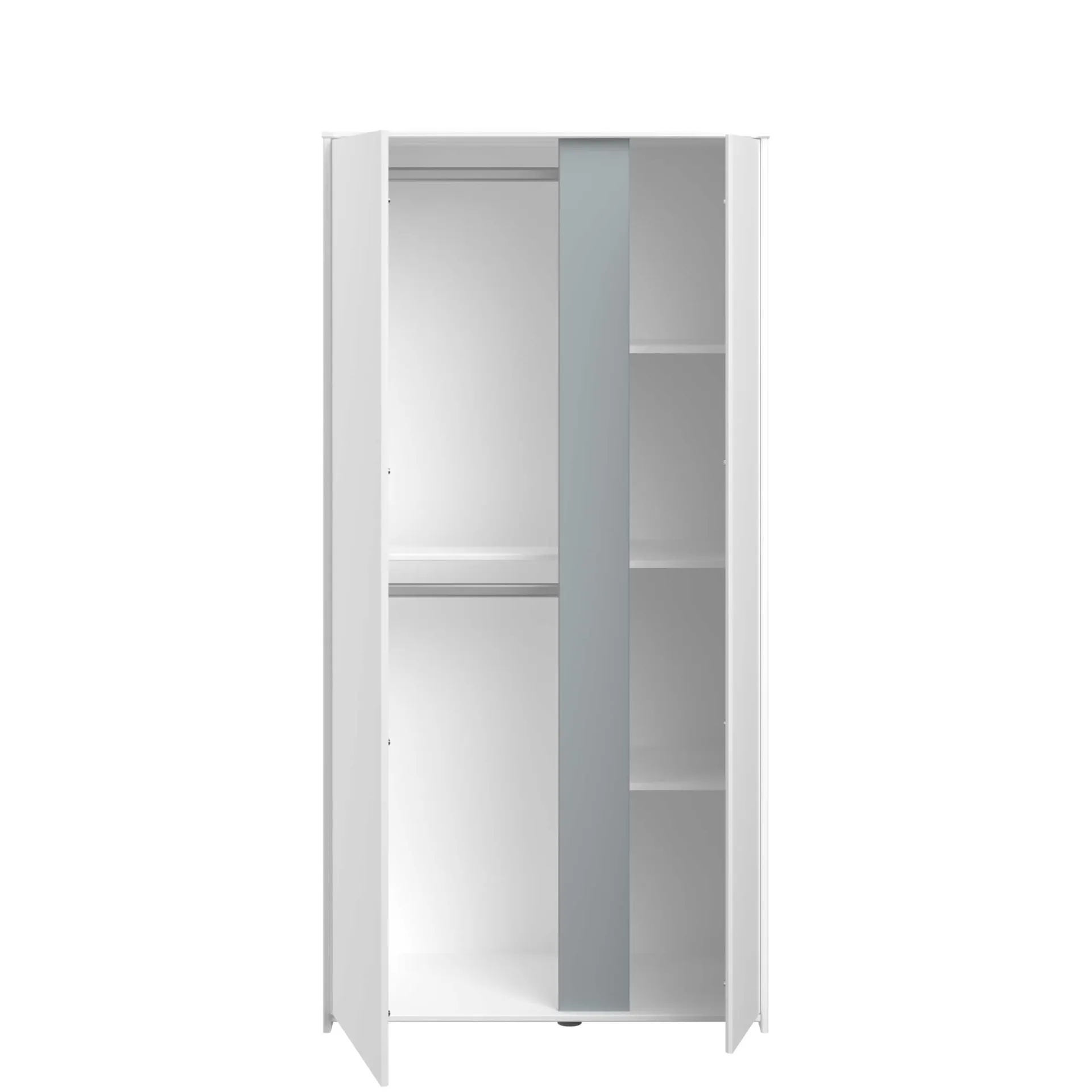 Kinder Parisot Schlafzimmerset Rue | Halbhohes Bett und Kleiderschrank
