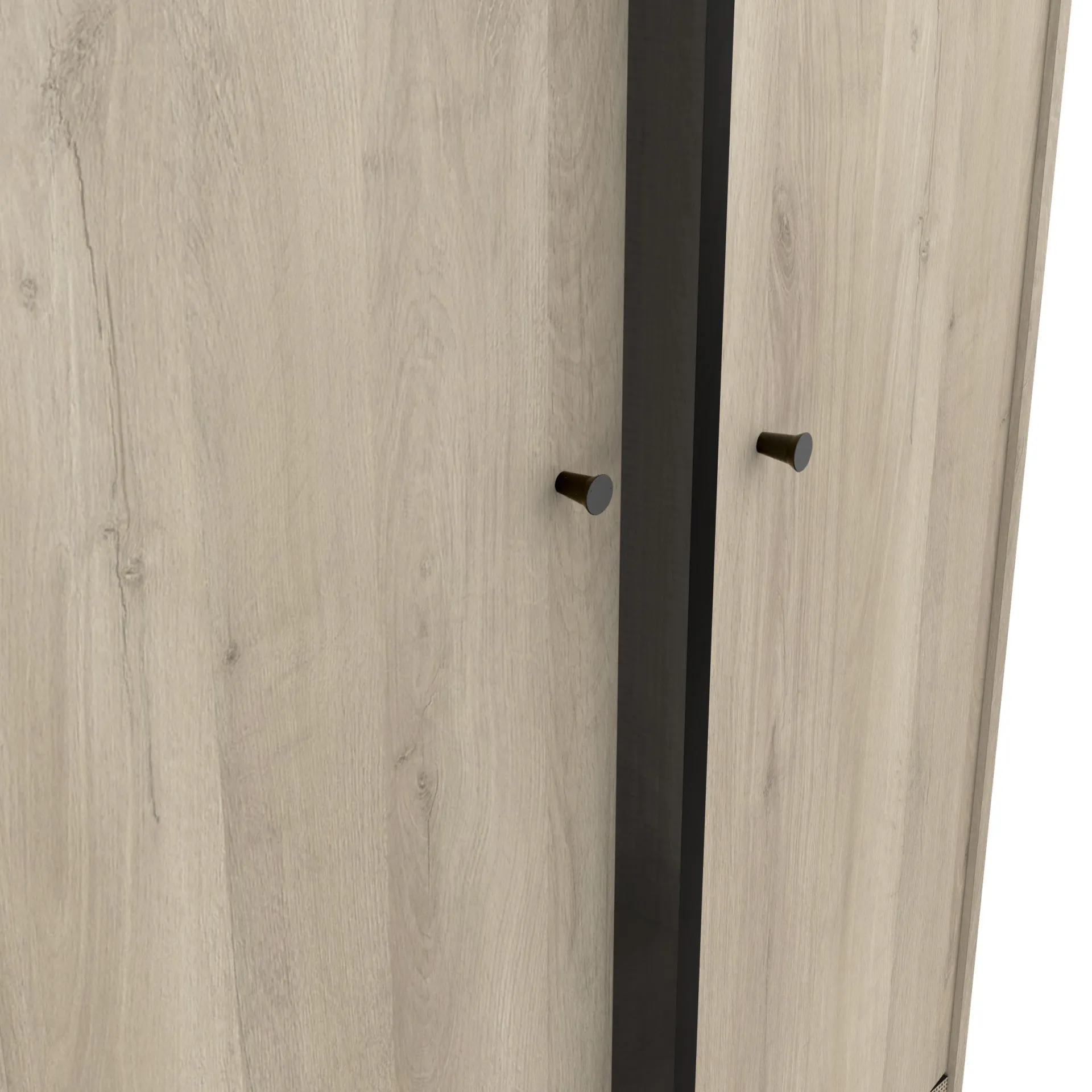 CBA Schlafzimmerset Sayuri | Doppelbett, Nachttisch, Kleiderschrank, Kommode | Kronberg Oak Design