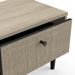 CBA Schlafzimmerset Sayuri | Doppelbett, Nachttisch, Kleiderschrank | Kronberg Oak Design