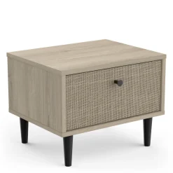 CBA Schlafzimmerset Sayuri | Doppelbett, Nachttisch, Kleiderschrank | Kronberg Oak Design