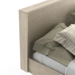 CBA Schlafzimmerset Sayuri | Doppelbett, Nachttisch, Kleiderschrank | Kronberg Oak Design