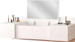 Emob Schminktisch Zakkum - 100% MELAMINE - - 100 x 33 x 39,1 cm