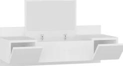 Emob Schminktisch Zakkum - 100% MELAMINE - - 100 x 33 x 39,1 cm