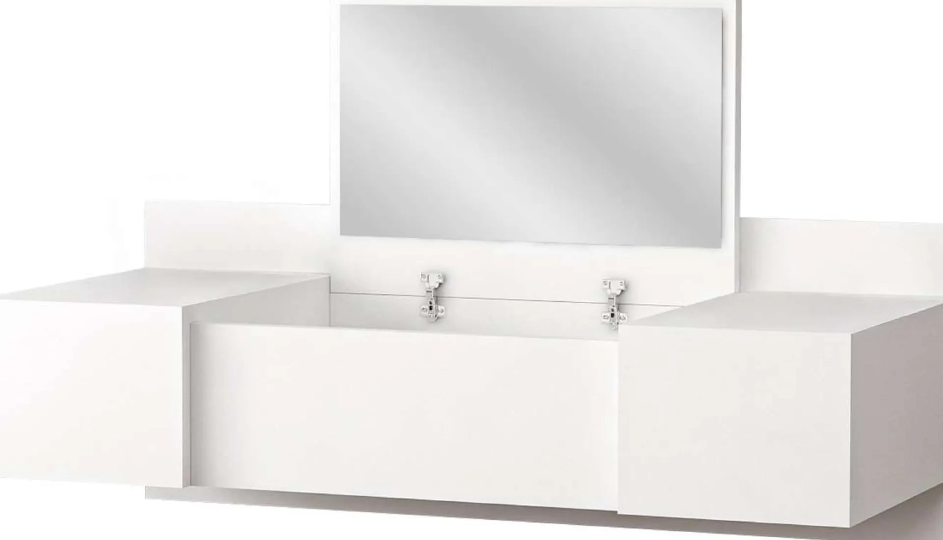 Emob Schminktisch Zakkum - 100% MELAMINE - - 100 x 33 x 39,1 cm