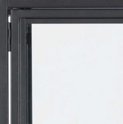 Schrank Dover 150cm 2 Türen - schwarz
