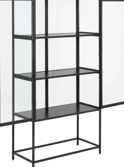 Schrank Dover 150cm 2 Türen - schwarz