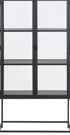 Schrank Dover 150cm 2 Türen - schwarz