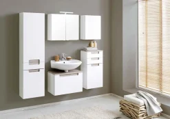 Schrank für Waschtisch Siena 60cm - weiß/braun