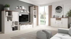 Schrank Larnaca 106cm mit 2 Türen - weiß