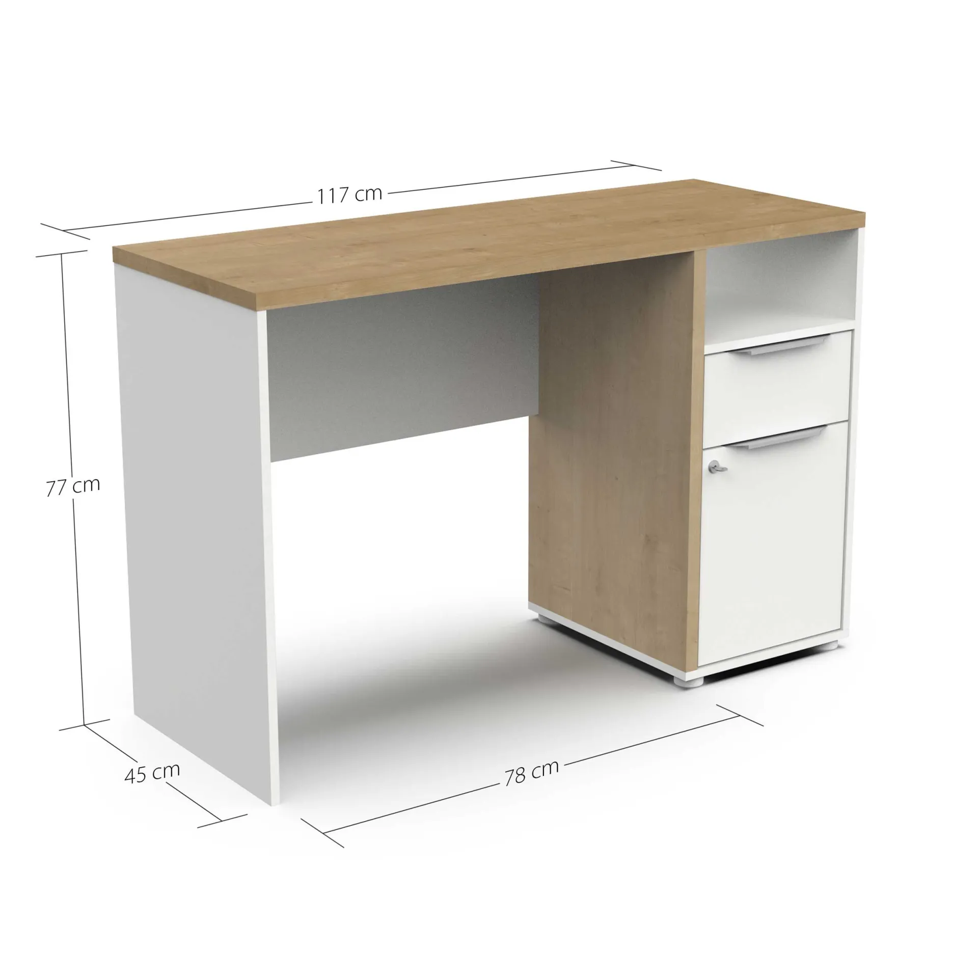 Kinder CBA Schreibtisch Access | 116,7 x 44,9 x 77,4 |