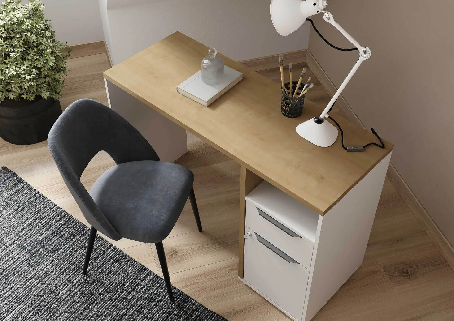 Kinder CBA Schreibtisch Access | 116,7 x 44,9 x 77,4 |