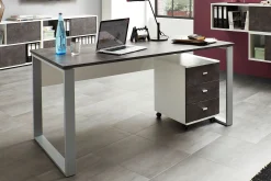 Germania Schreibtisch Aldo 158cm - /basalt