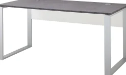 Germania Schreibtisch Aldo 158cm - /basalt