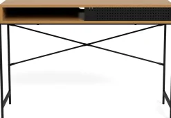 Emob Schreibtisch Angèle 110cm 1 Tür - Wildeiche