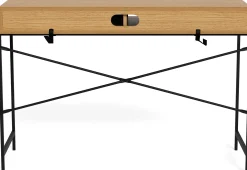 Emob Schreibtisch Angèle 110cm 1 Tür - Wildeiche