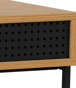 Emob Schreibtisch Angèle 110cm 1 Tür - Wildeiche