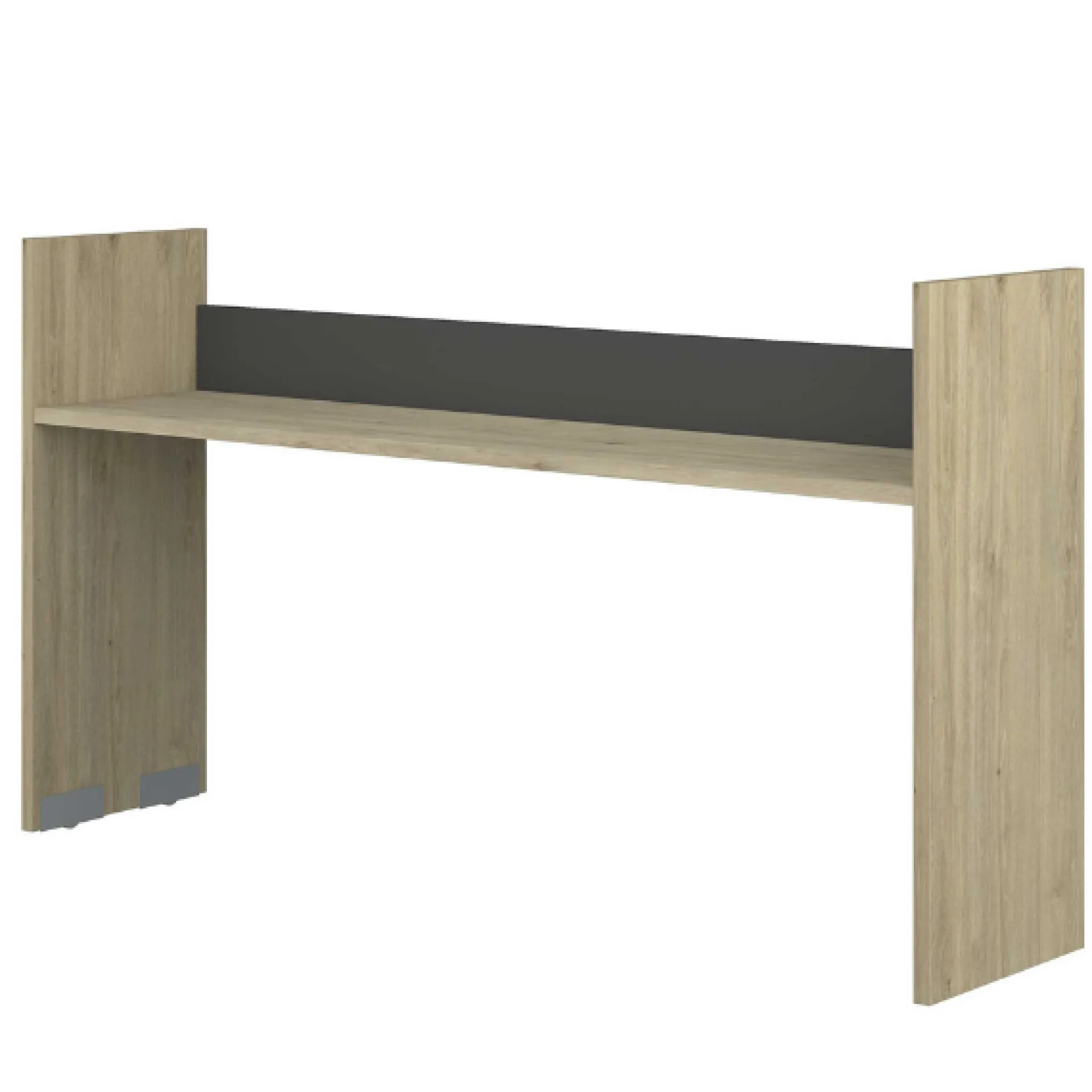 Trasman Schreibtisch auf Rädern Portia 175x40x97 - Eiche/anthrazit