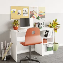 Emob Schreibtisch Bahar - 100% MELAMINE - - 120 x 74 x 50 cm