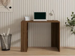 Emob Schreibtisch Cool - 100% MELAMINE - Nussbaum - 90 x 70 x 50 cm