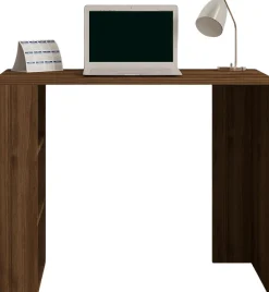 Emob Schreibtisch Cool - 100% MELAMINE - Nussbaum - 90 x 70 x 50 cm
